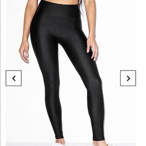 American Apparel Nylon Tricot High Waist Leggings